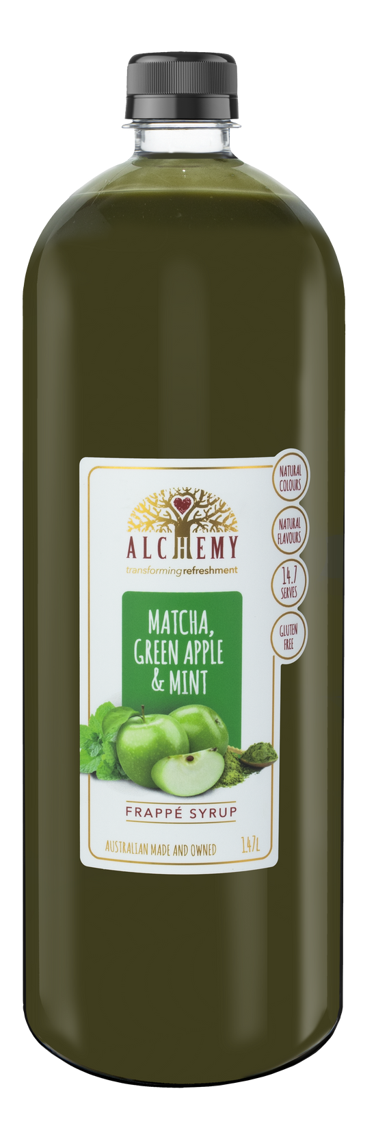 Matcha, Green Apple & Mint Frappe Syrup 1.47L